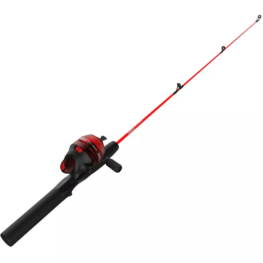 Dock Demon Flatboard Spincast Combo Fishing Rod and Reel