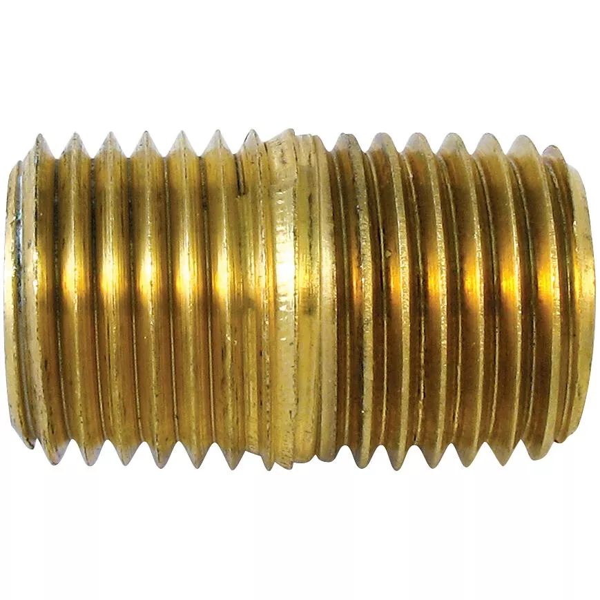 3/8" x Close Brass Nipple